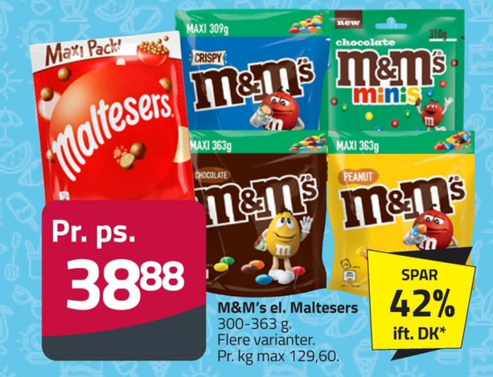 Maltesers, Chokoladepastiller
