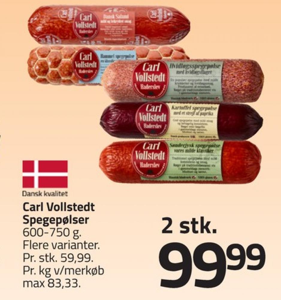Carl Vollstedt's Eftf., Spegepølse Hammel
