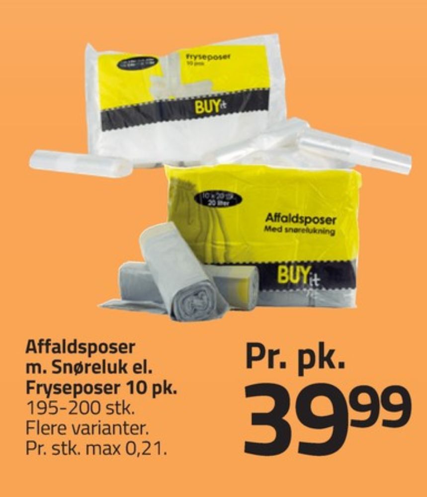 BUYit, Affaldsposer