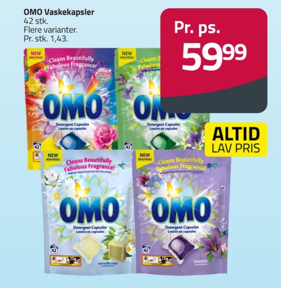 Omo, Vaskemiddel-tabs