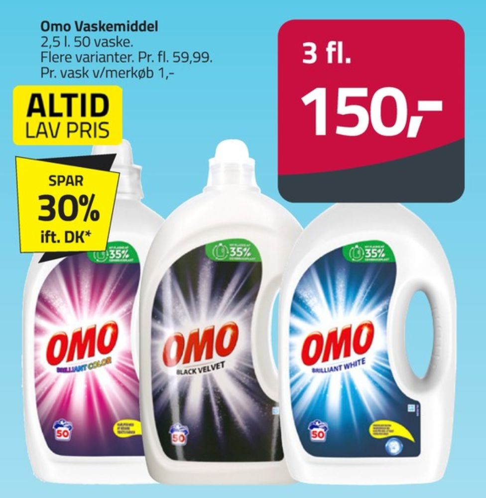 Omo, Vaskemiddel-flydende