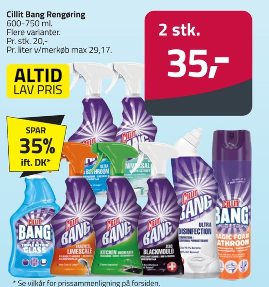 Cillit Bang, Rengøring - universal