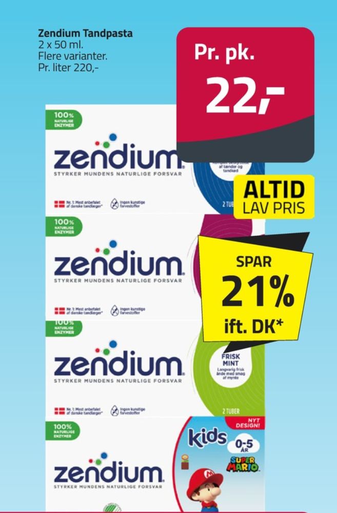Zendium, Tandpasta