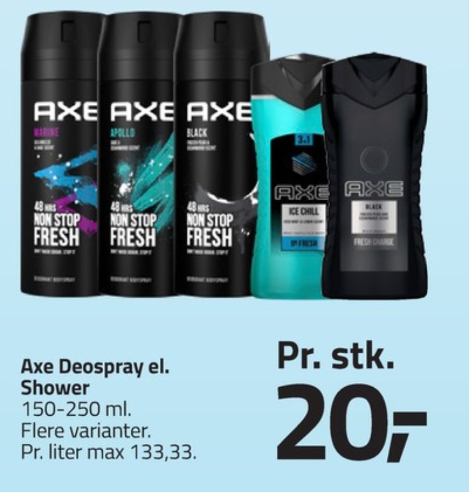 Axe, Deospray