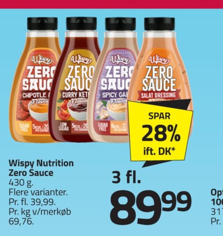 Wispy Zero, Salatdressing