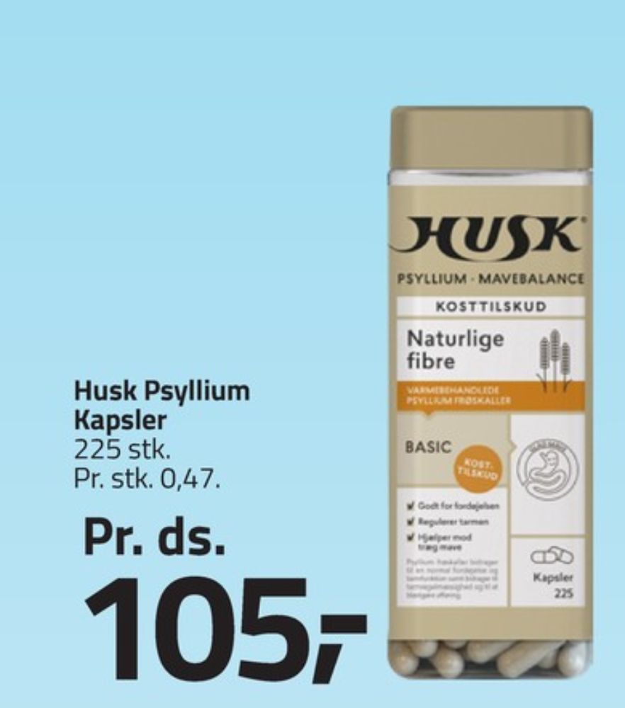 Husk, Kosttilskud