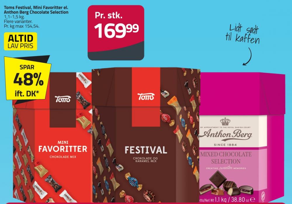 Toms Festival, Dessertchokolade