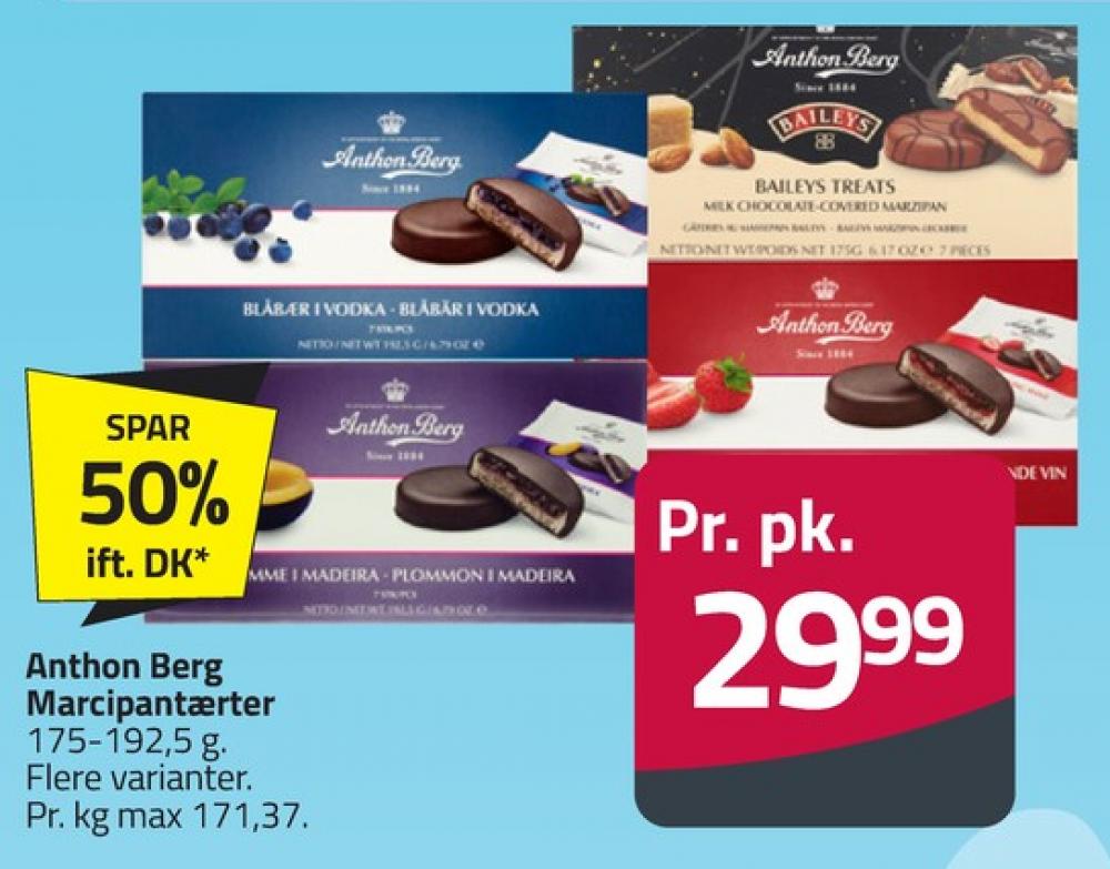 Anthon Berg, Marcipantærter Jordbær i Champagne