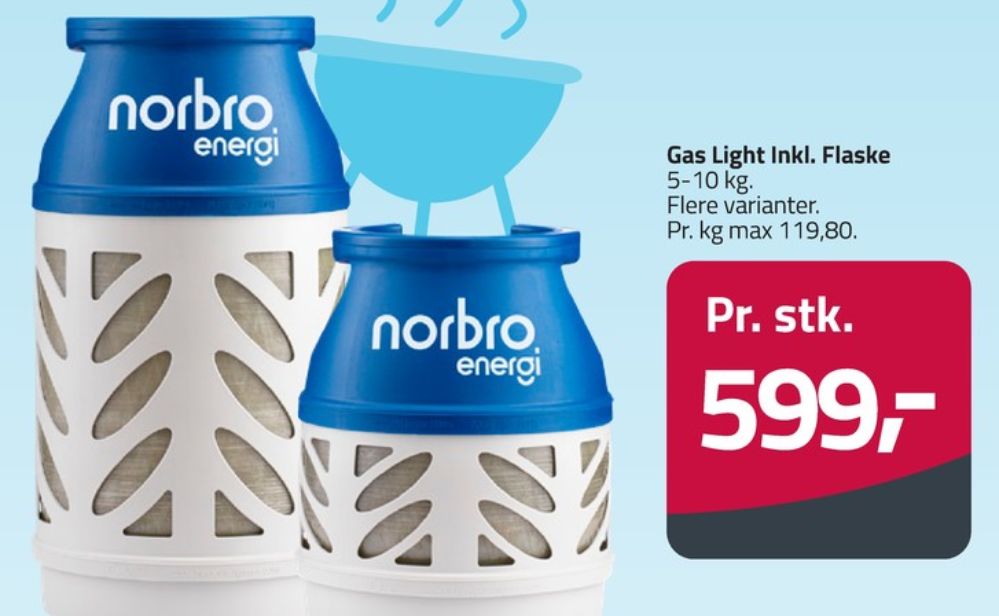 Norbro, Gasflaske