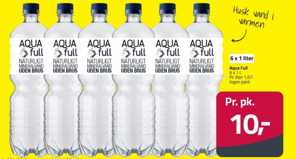 Aqua Full, Mineralvand uden brus 6 pk.
