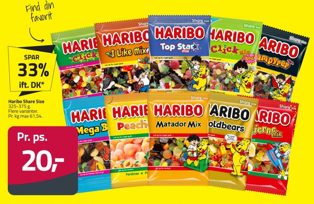Haribo Matador Mix, Slikposer