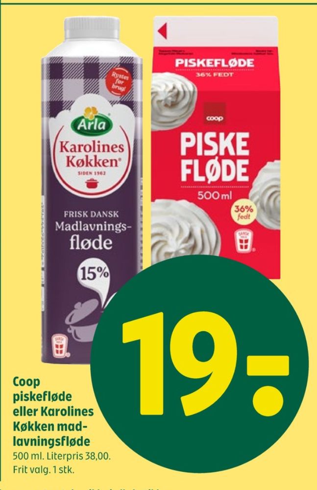 Coop, Piskefløde 36%