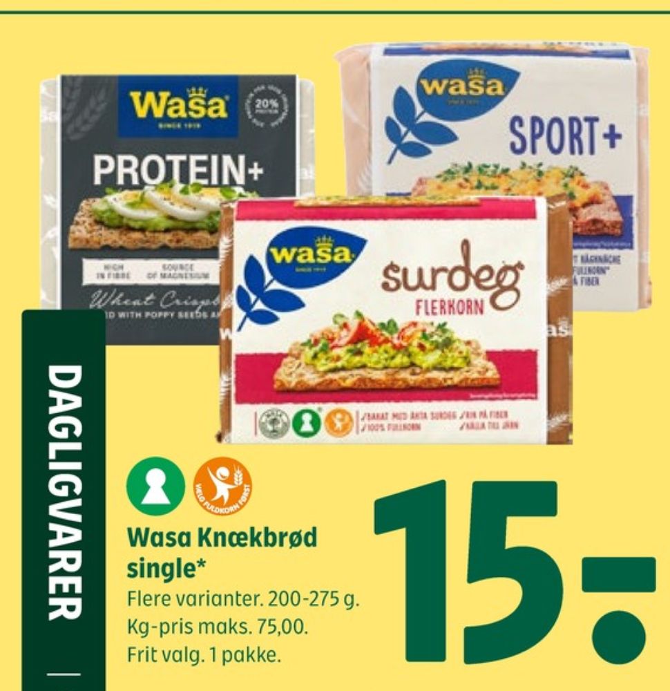 Wasa, Protein+ Knækbrød