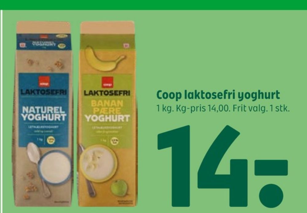 Coop, Naturel 1,5% Yoghurt 