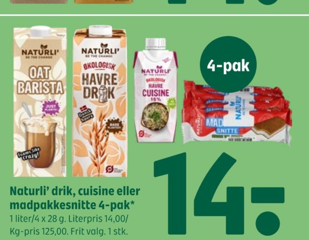 Naturli' Oat Cuisine, Madlavningsfløde