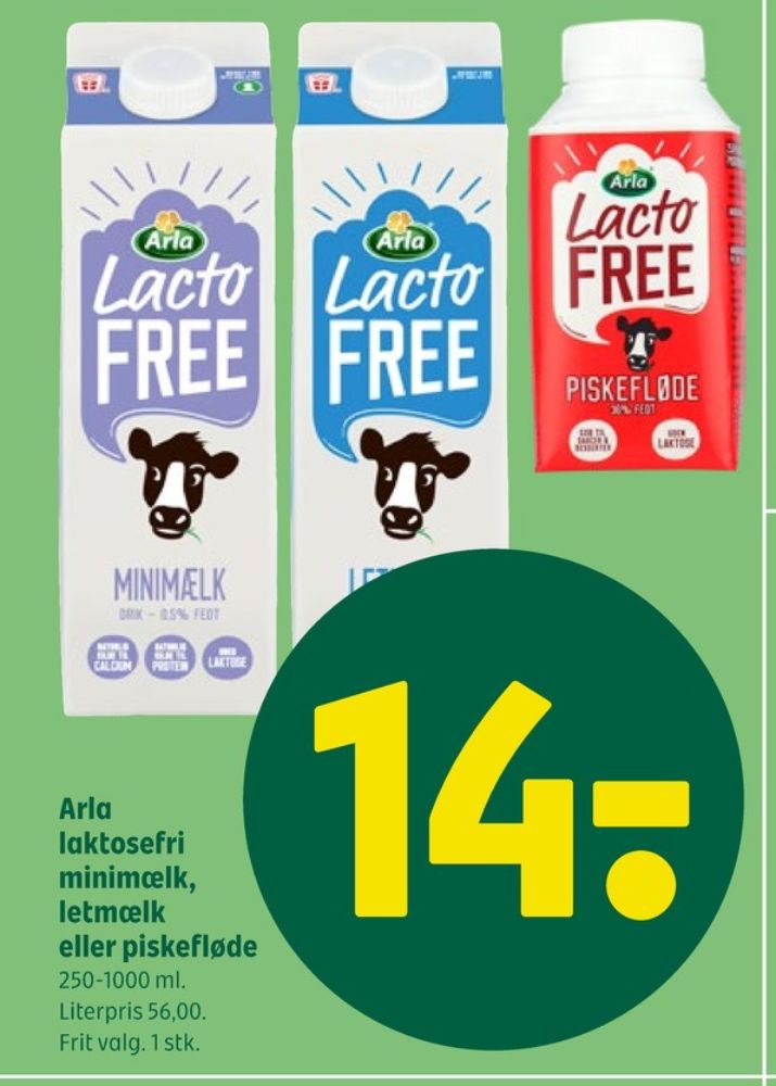Arla Lacto FREE, Letmælk