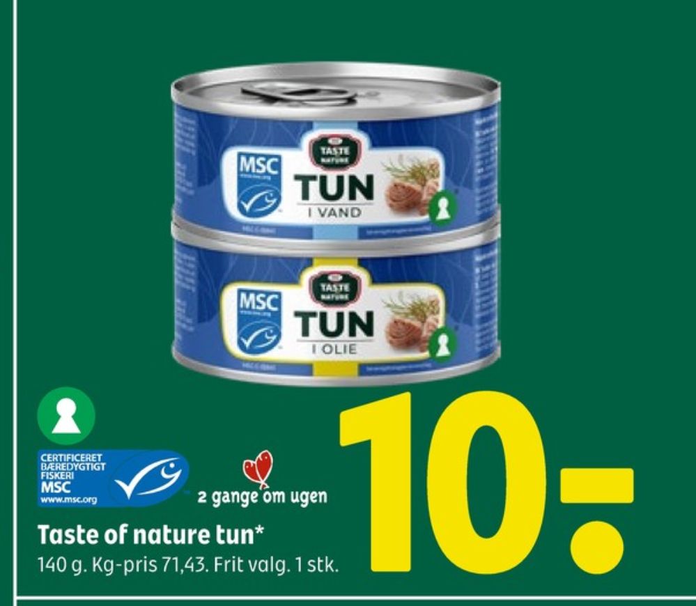 Taste of Nature, Tun i olie