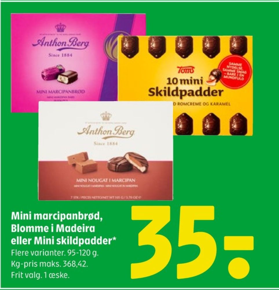 Toms Mini Skildpadder, Chokoladeskildpadder