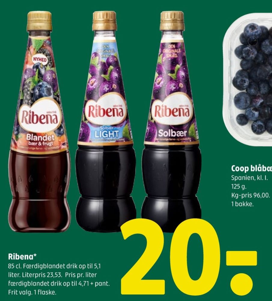Ribena, Blandet Bær & Frugt Frugtsaft