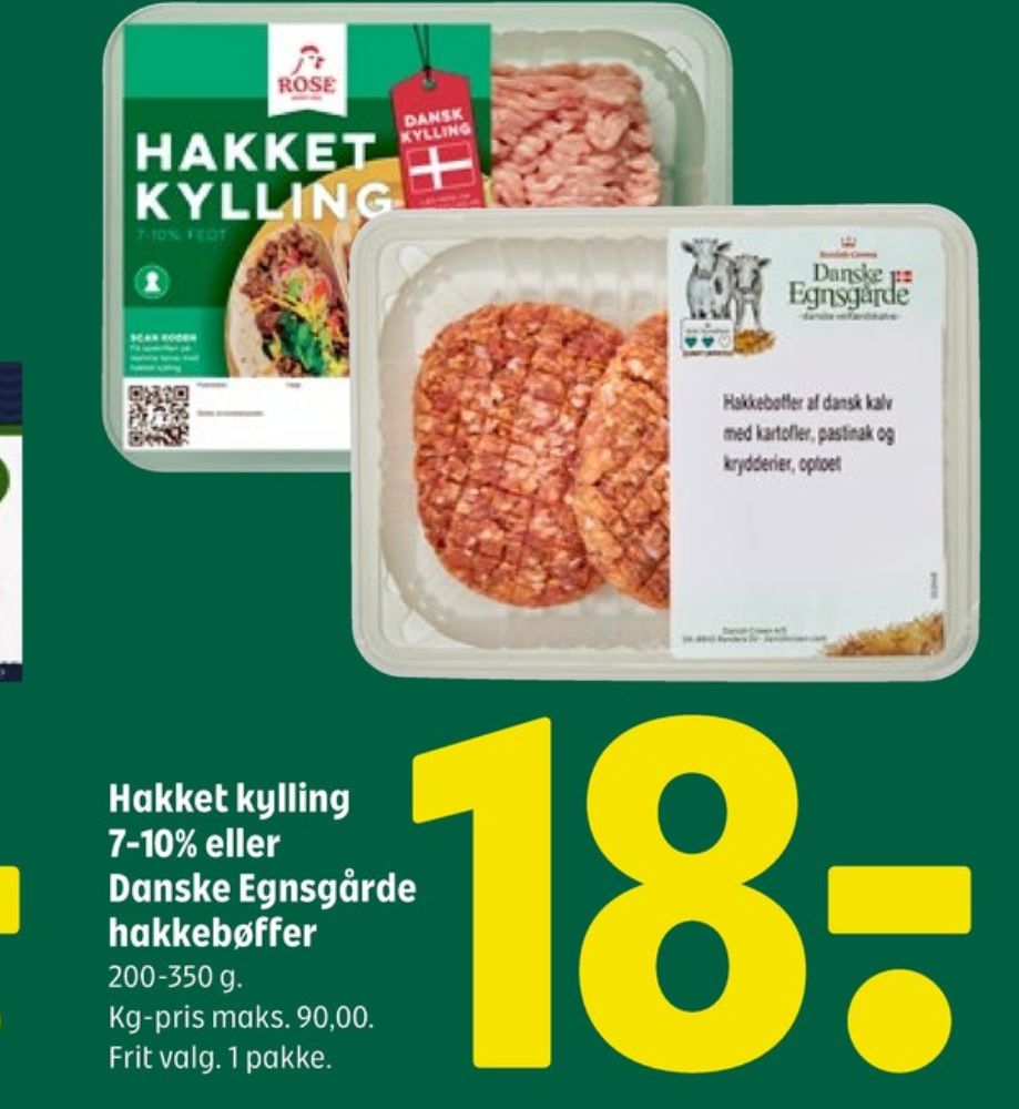 Danish Crown Danske Egnsgårde, Hakkebøffer