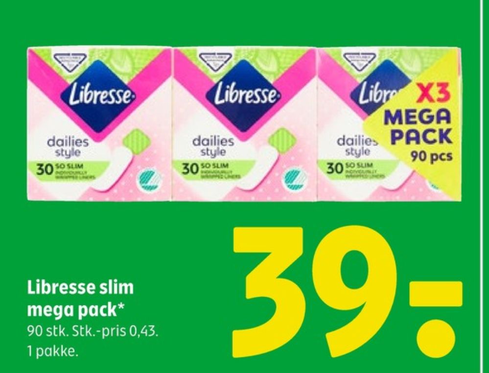 Libresse, Trusseindlæg