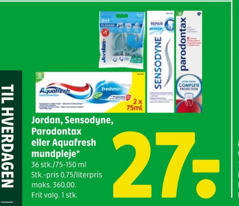 Jordan 3-in-1 flosser, Tandstikker