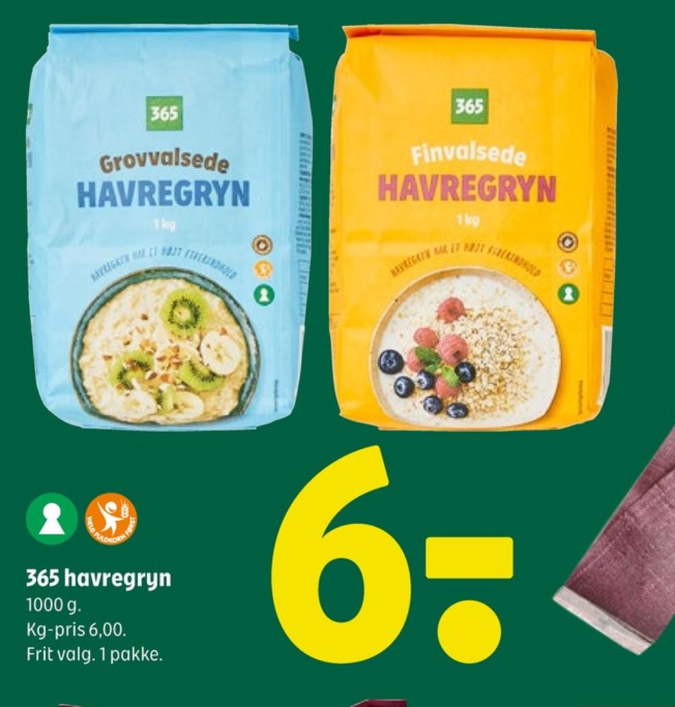 Coop, Grovvalsede Havregryn