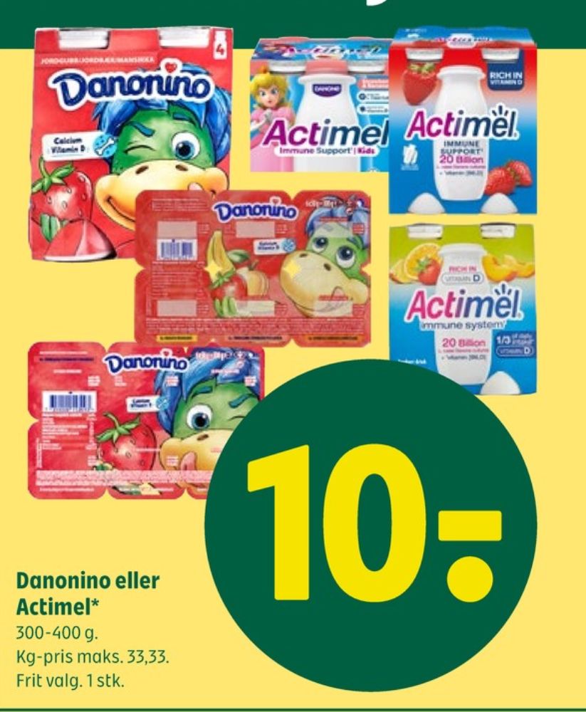 Danone Actimel, Drikkeyoghurt Jordbær