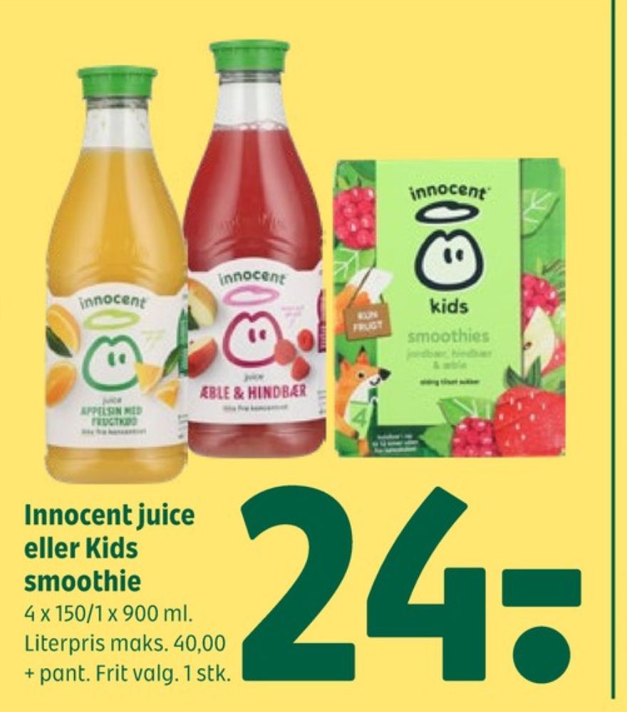 innocent, Appelsinjuice med frugtkød