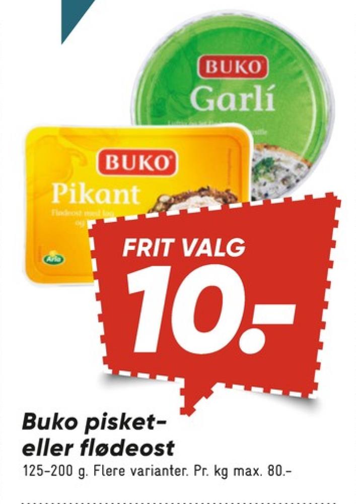 Buko, Flødeost Pikant