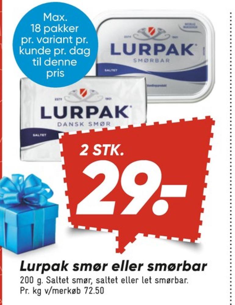 Lurpak, Smør