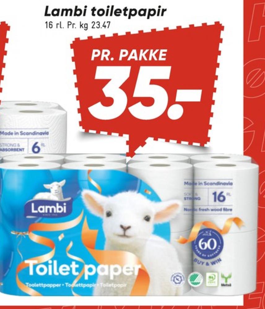 Lambi Classic, Toiletpapir
