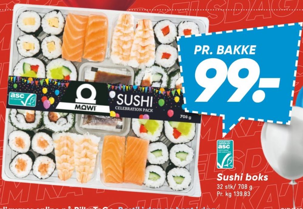 Mowi, Sushi