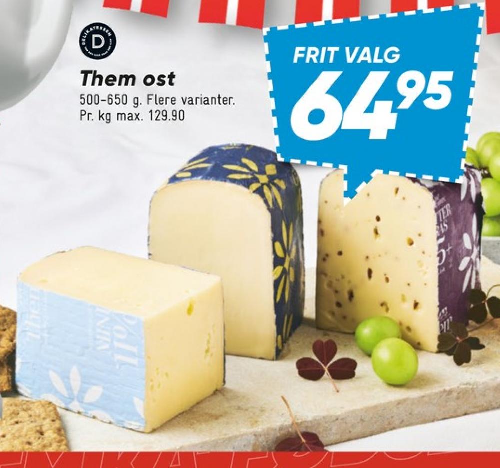 Them Ost, Skæreost
