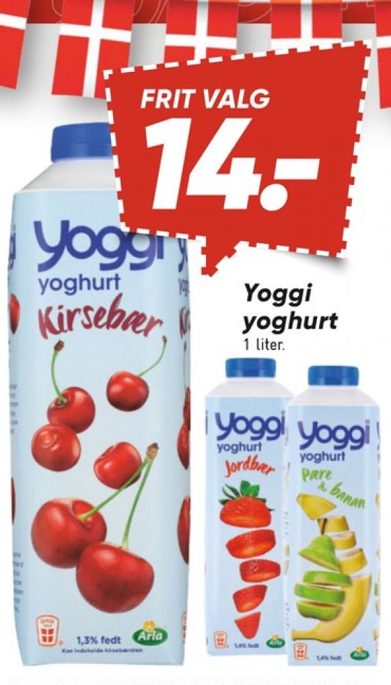 Yoggi, Pære & Banan Yoghurt 