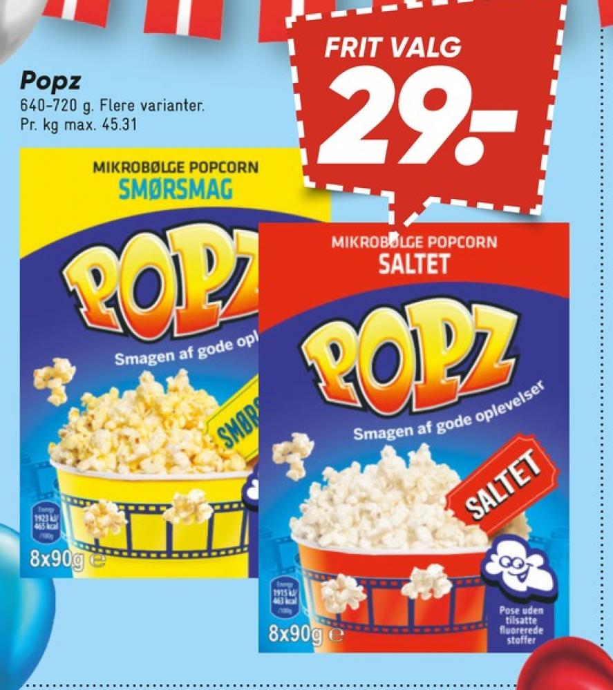 Popz, Popcorn Smørsmag