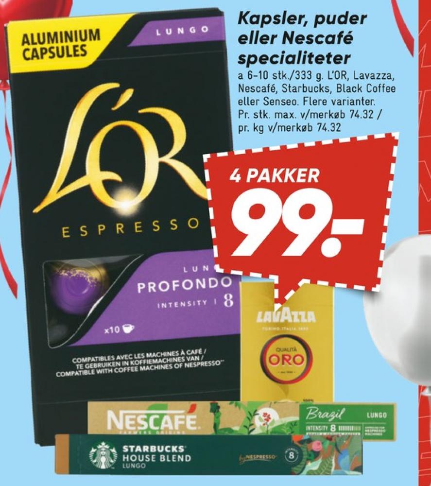 Nescafe Brazil, Kaffekapsler