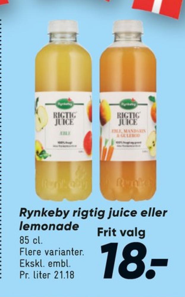 Rynkeby Rigtig, Æblejuice, Mandarin & Gulerod