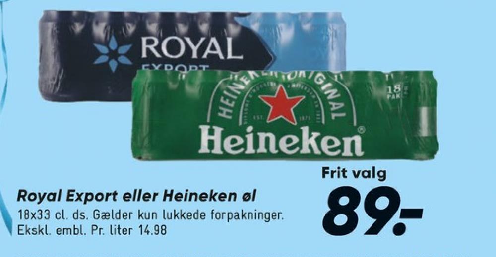 Royal Export, Øl 18 pk.