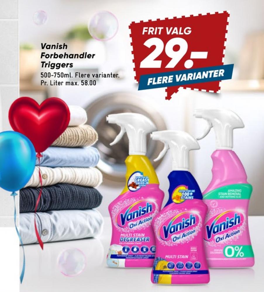 Vanish, Forbehandler
