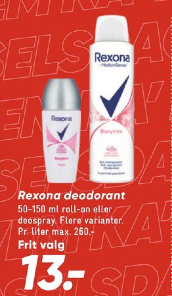 Rexona, Deospray