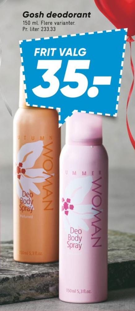 GOSH, Deospray