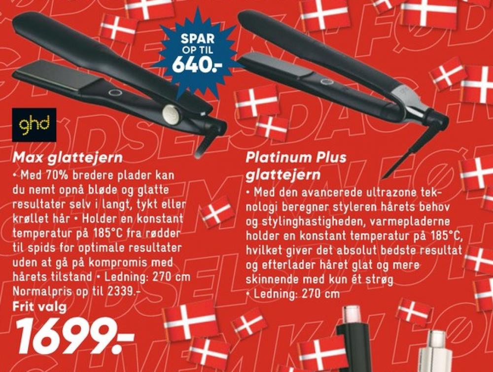 ghd, Glattejern
