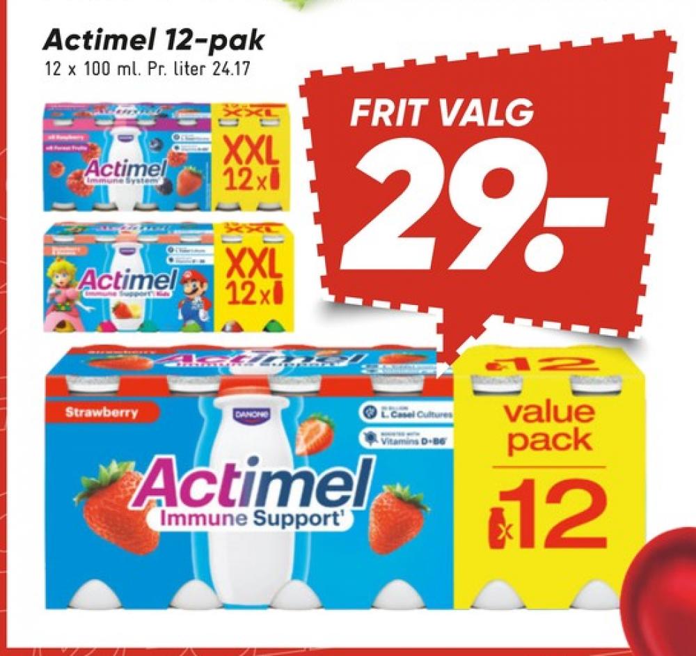 Danone Actimel, Drikkeyoghurt Jordbær
