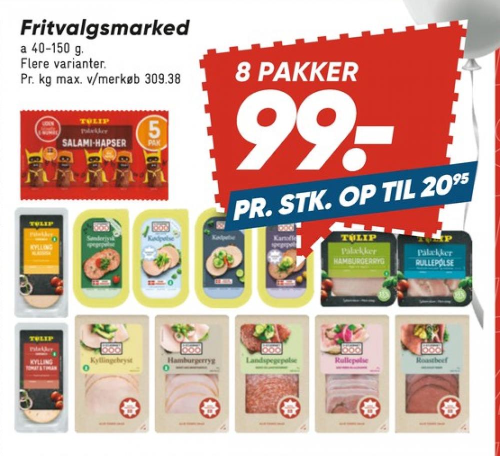 3-stjernet Gul bordpak, Kødpølse