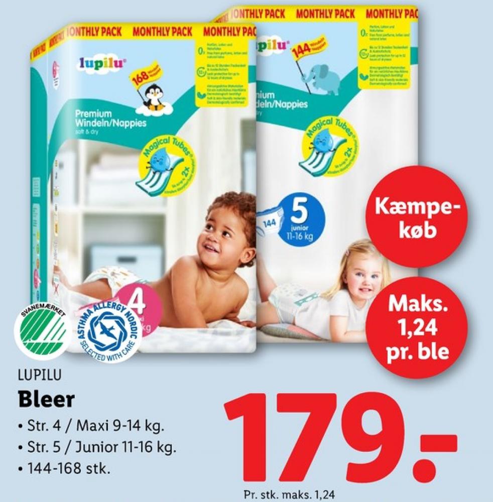 Lupilu Soft&Dry, Bleer str 4 9-14 kg Premium Diapers