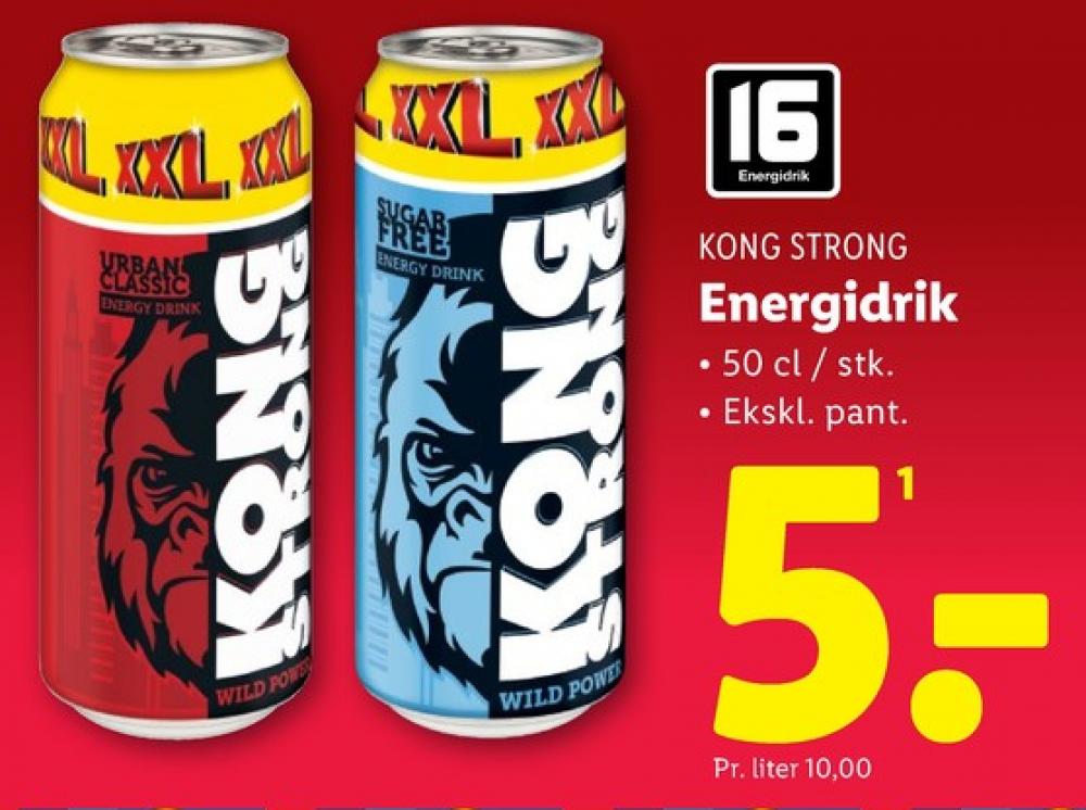 Kong Strong, Energidrik