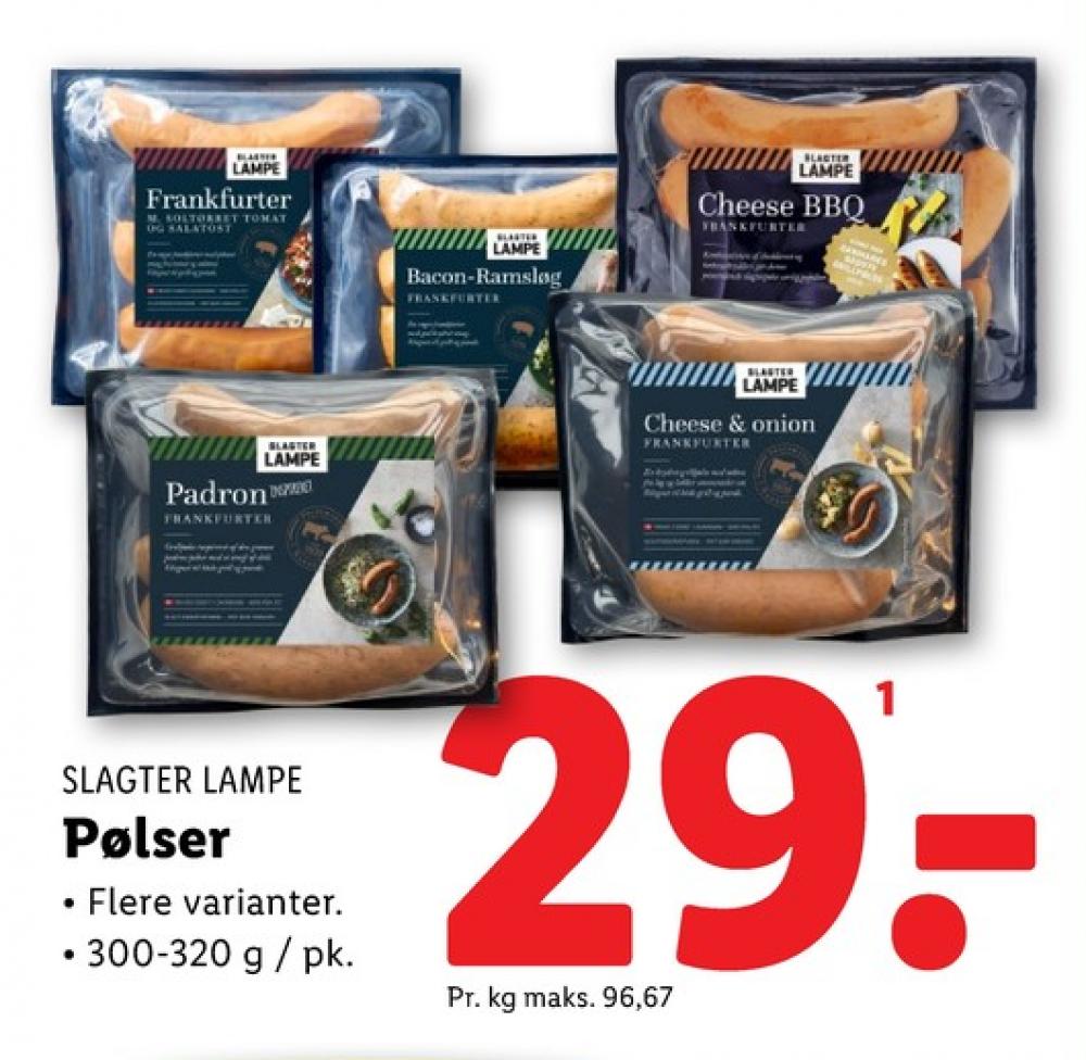Slagter Lampe, Cheese BBQ Frankfurter