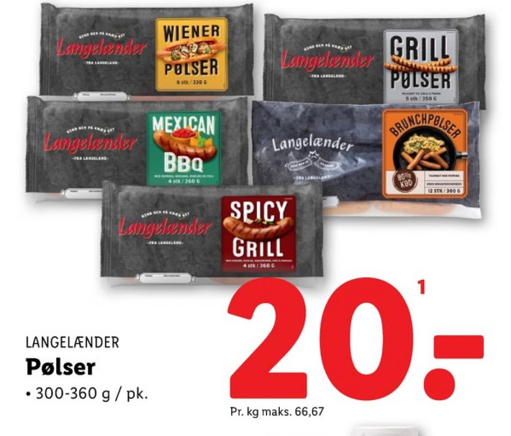 Langelænder, Spicy Grill Pølser