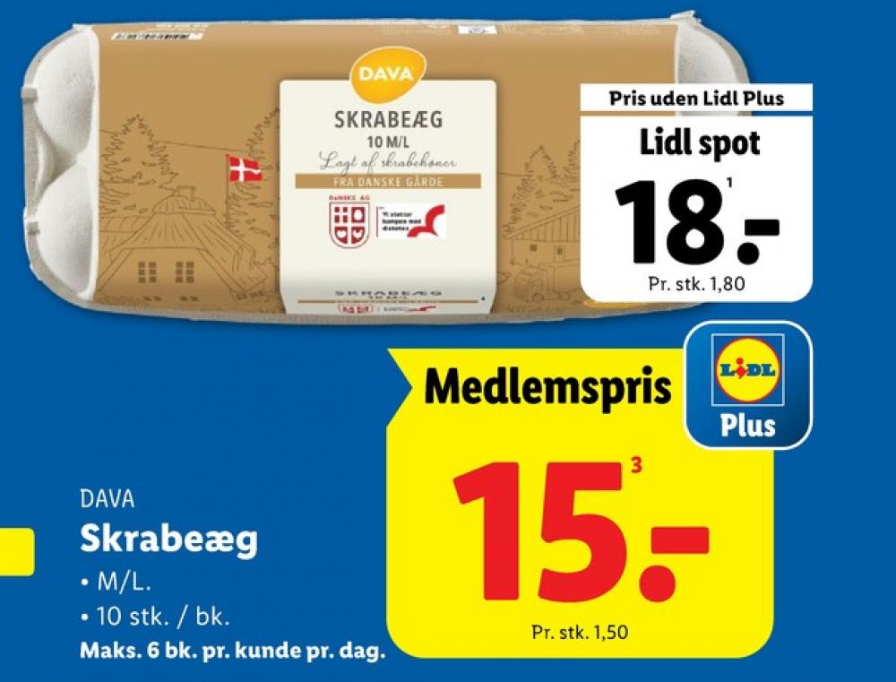 DAVA Foods, Skrabeæg M/L
